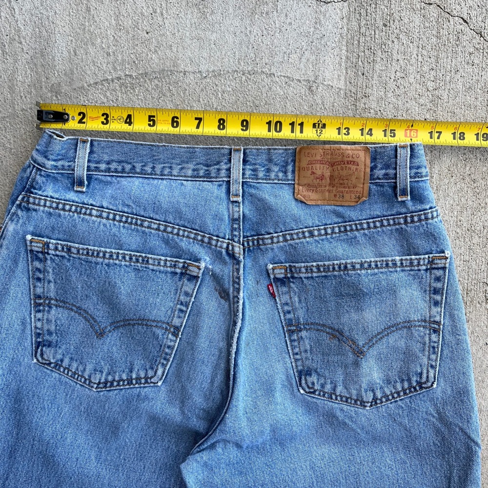 VTG Y2K Levi's 560 Loose Fit Tapered Fit‎ Jeans 2001 USA 38x34 - Picture 5 of 8